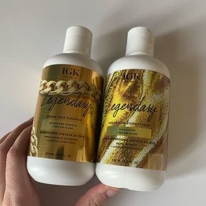 IGK Legendary Shampoo and Conditioner set—full size
